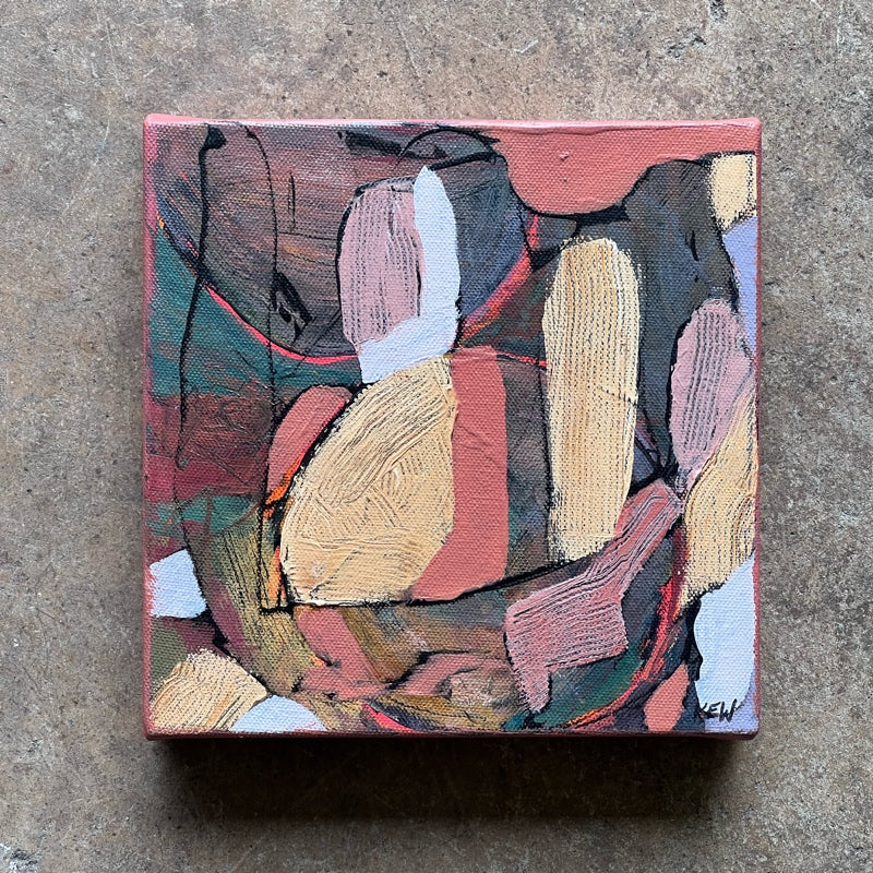 “Touchdown” 8x8 on canvas