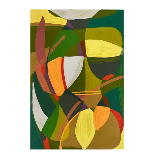 “The Getaway” Abstact Art Print by Kasey Wanford limited edition, 13x19