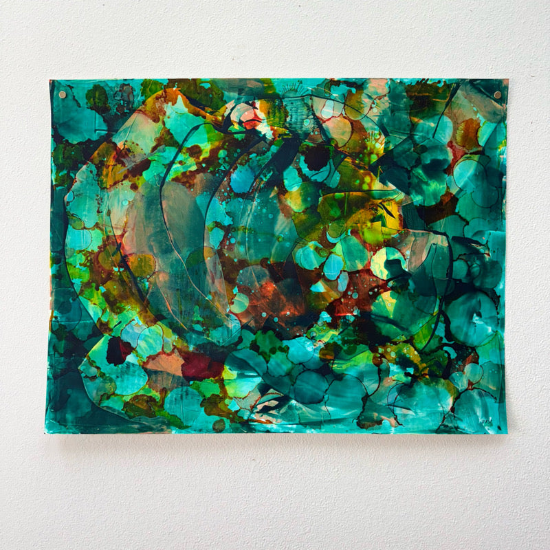 “Looking-Glass River" original art by Kasey Wanford