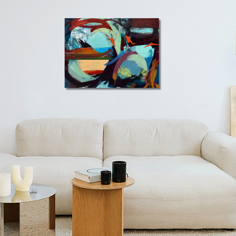 “Every Intention” an Original Abstract Painting by Kasey Wanford