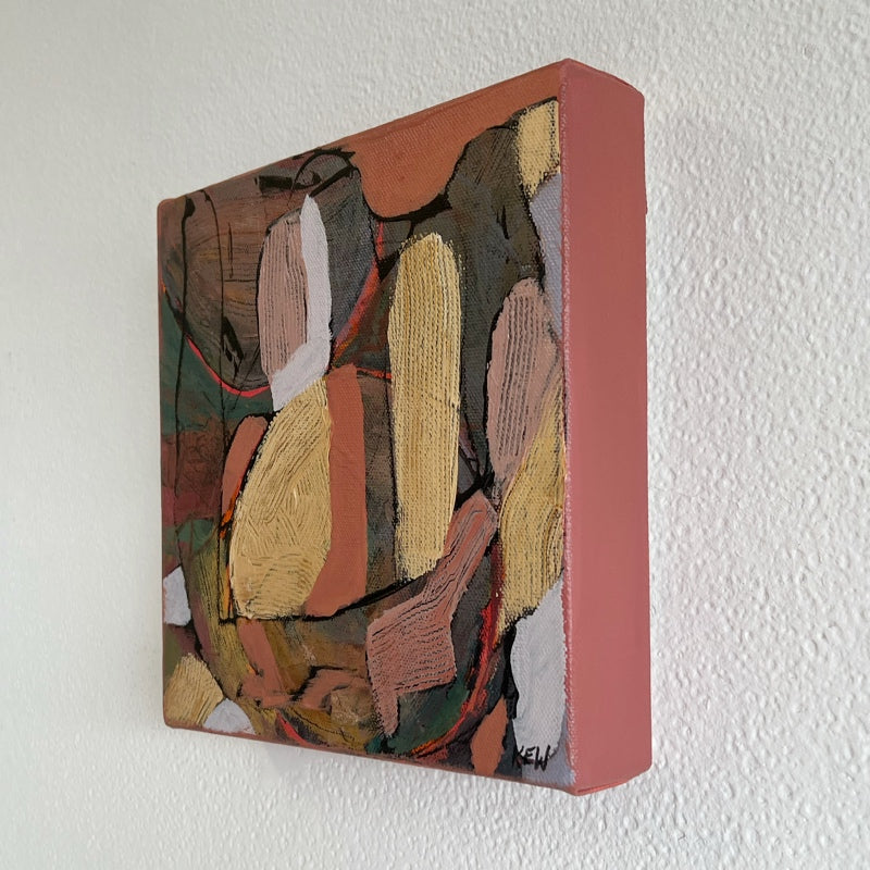“Touchdown” 8x8 on canvas