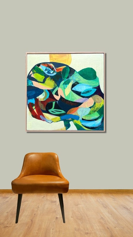 "Cortex" Original Abstract Art by Kasey Wanford