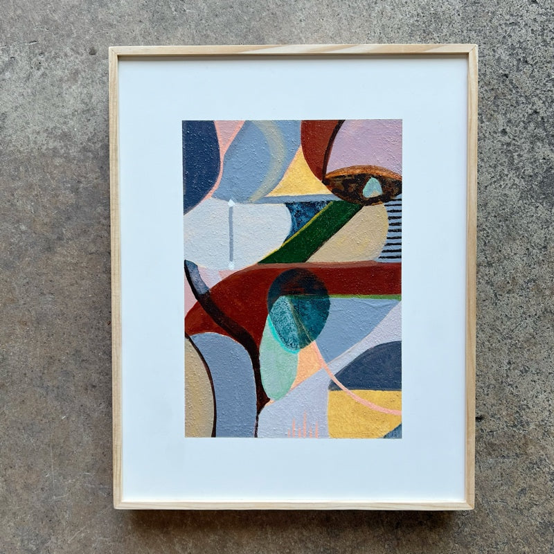 “Wayward Strand” abstract original art by Kasey Wanford