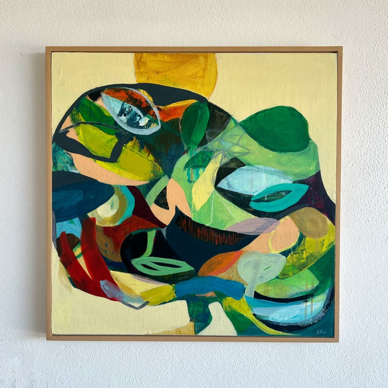 "Cortex" Original Abstract Art by Kasey Wanford