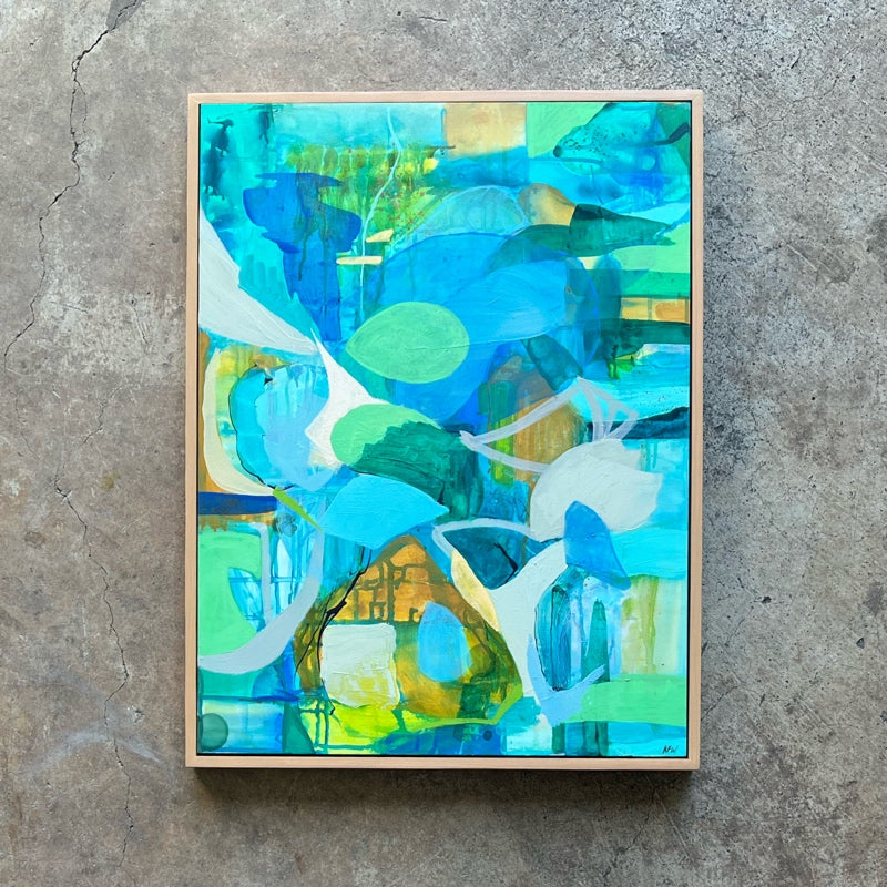 Float Acadamy Original Abstract Painting by Kasey Wanford
