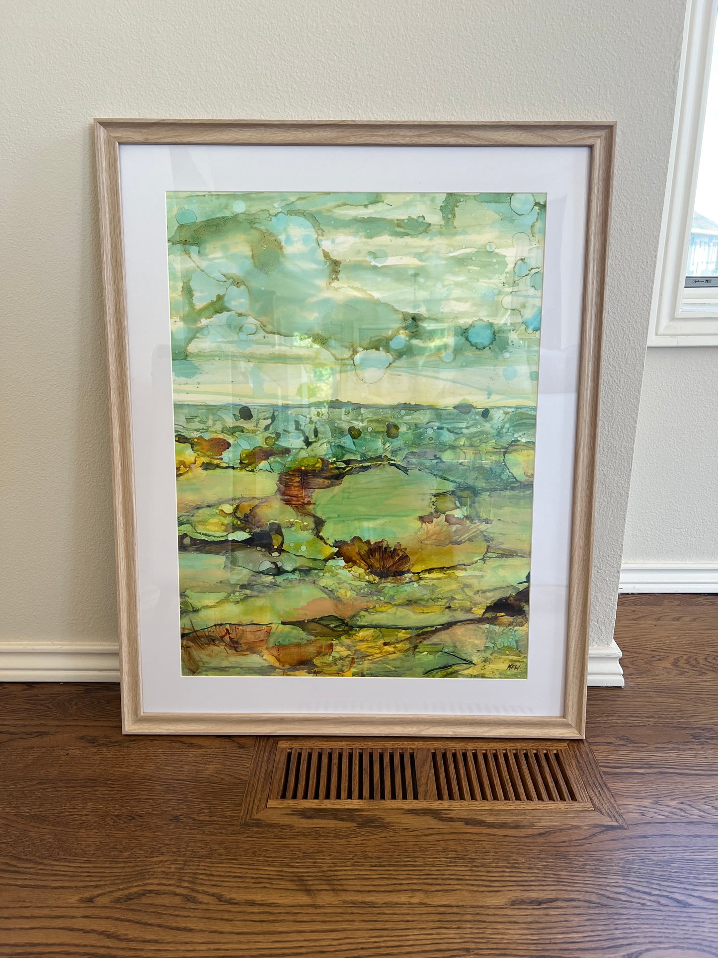 “Desert Thoughts” Original Abstract Landscape Painting by Kasey Wanford