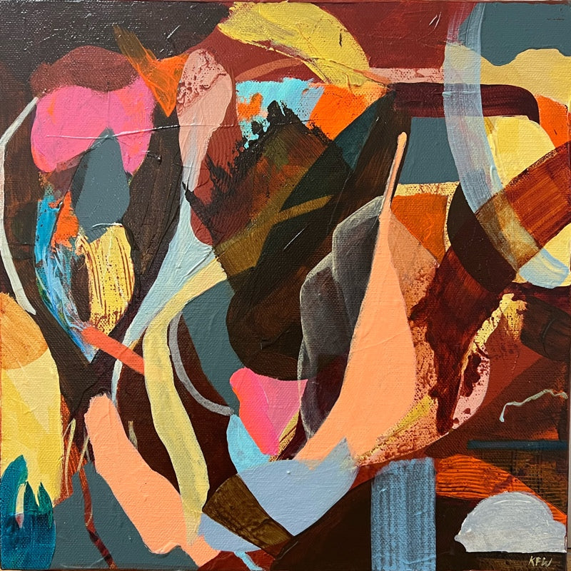 “Shadow on a Stage” original painting by Kasey Wanford