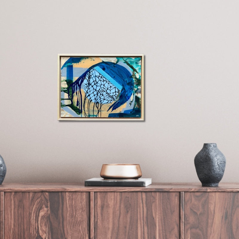 "Are We Connected?" original painting by Kasey Wanford