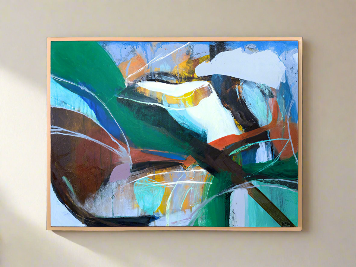 “It’s the Hope That Kills You” an Original Abstract Painting by Kasey Wanford