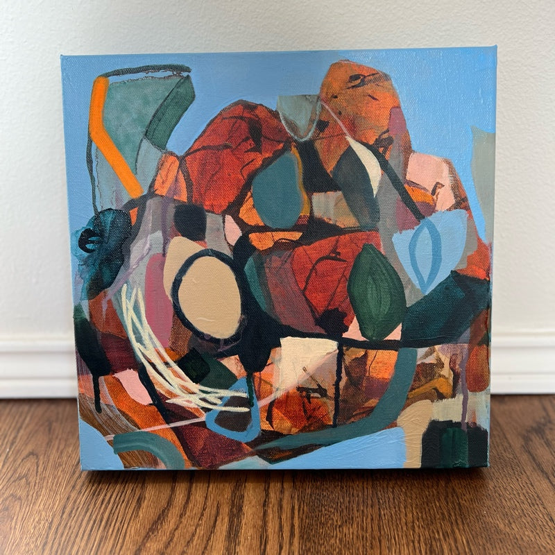 "Nomenclature" Original Abstract Acrylic Painting on Canvas, 12x12