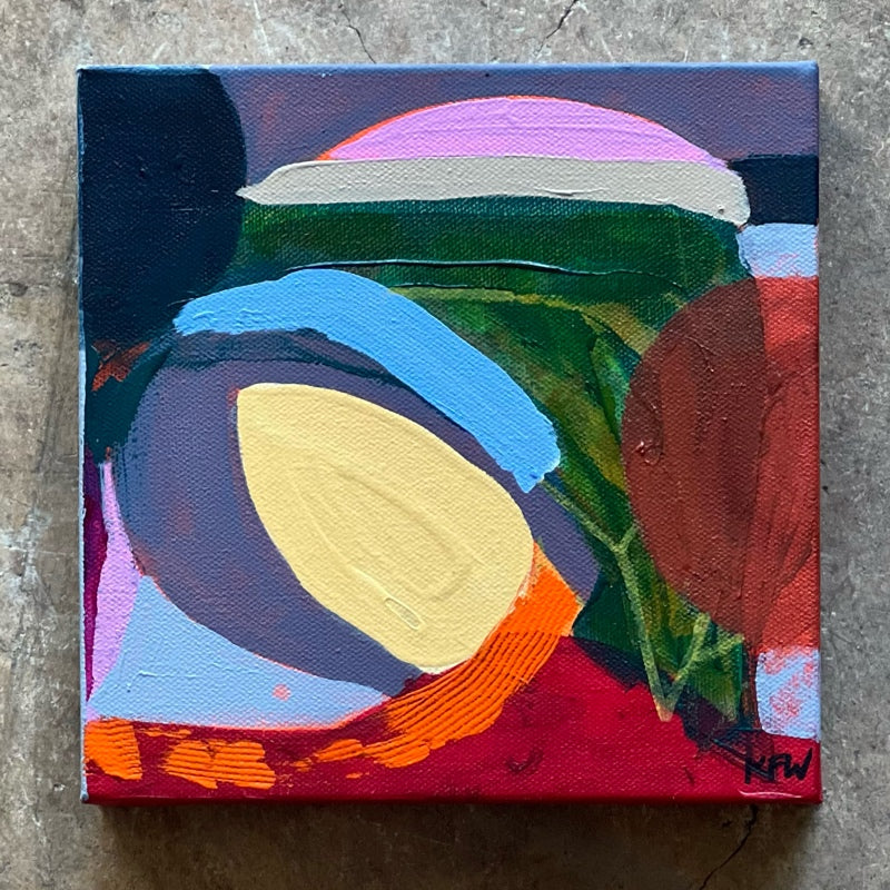 “Sangria Sunset” 8x8 on canvas