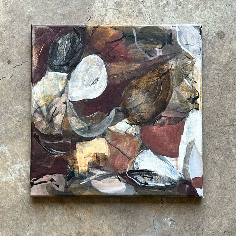 “Obrigada" Original abstract painting by Kasey Wanford