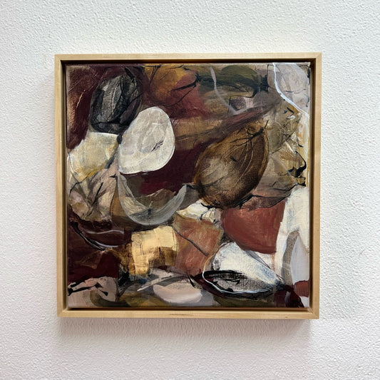 “Obrigada" Original abstract painting by Kasey Wanford