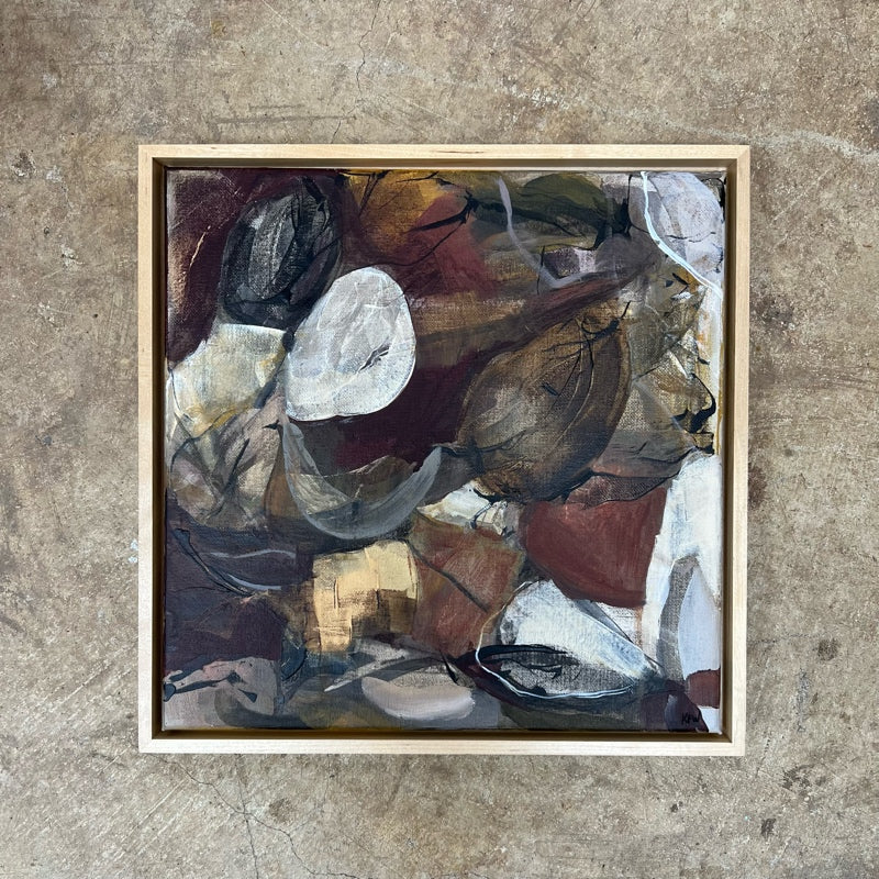 “Obrigada" Original abstract painting by Kasey Wanford