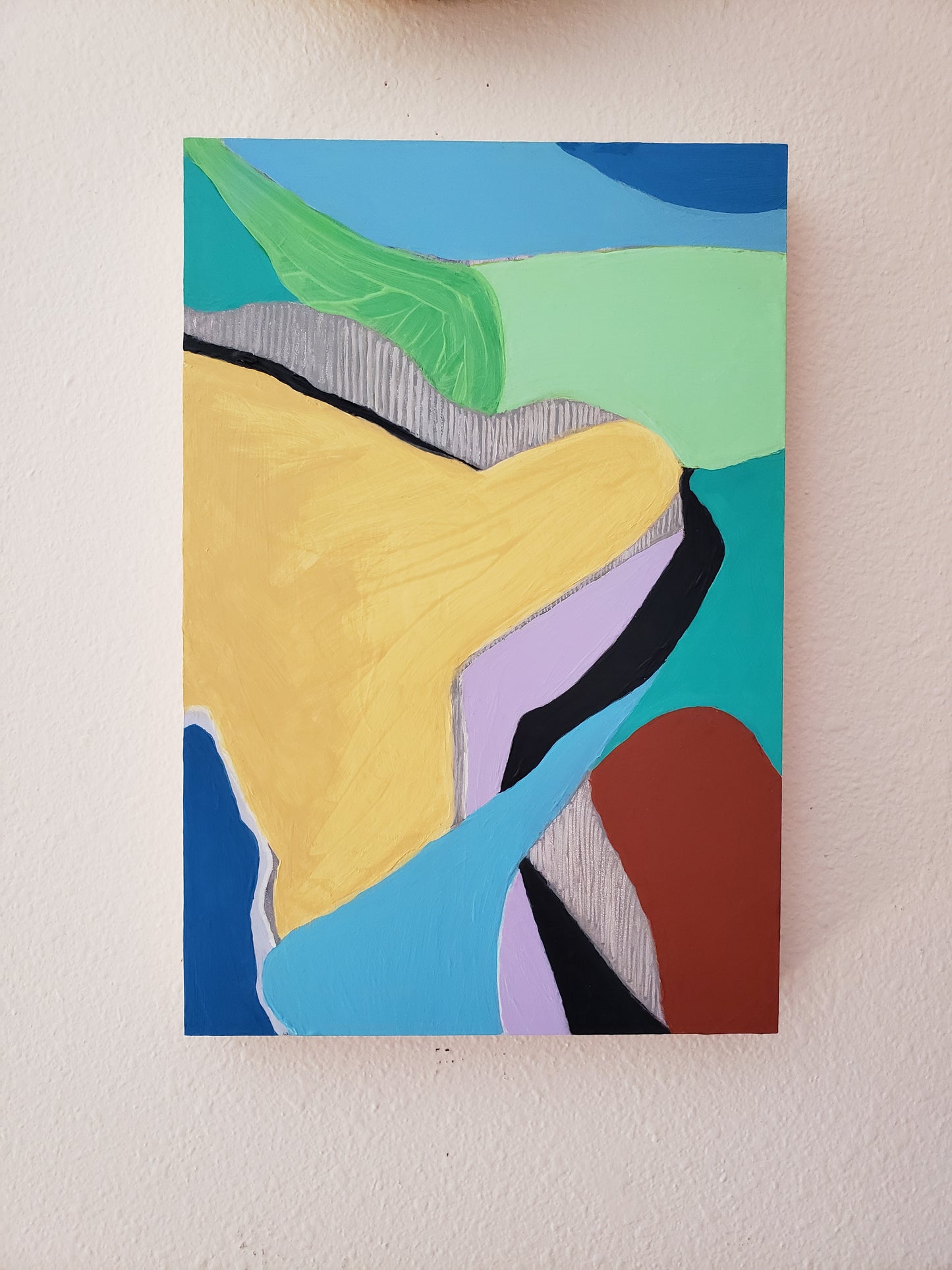 "Payne's Running Through" - Original painting by Kasey Wanford