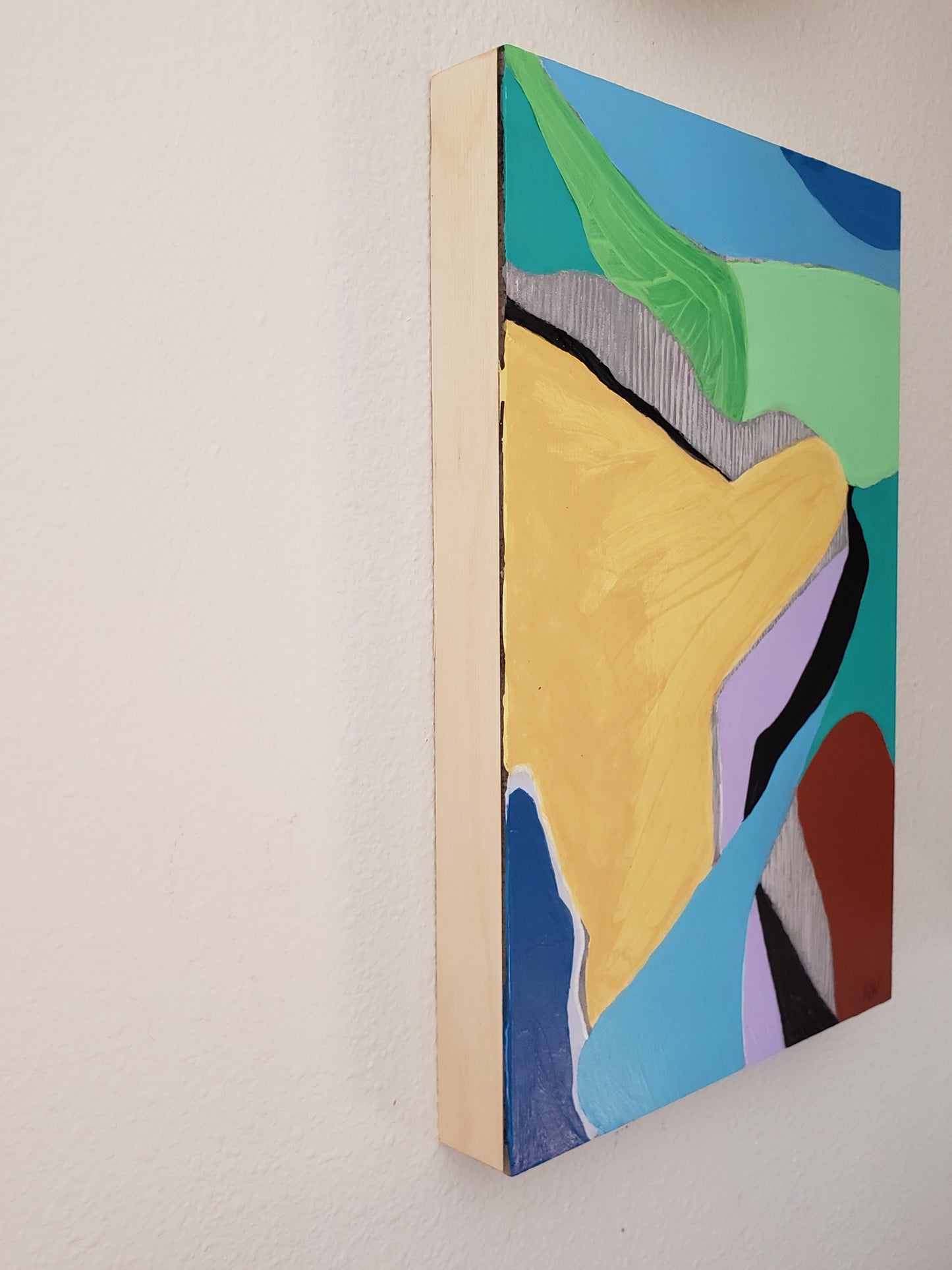"Payne's Running Through" - Original painting by Kasey Wanford