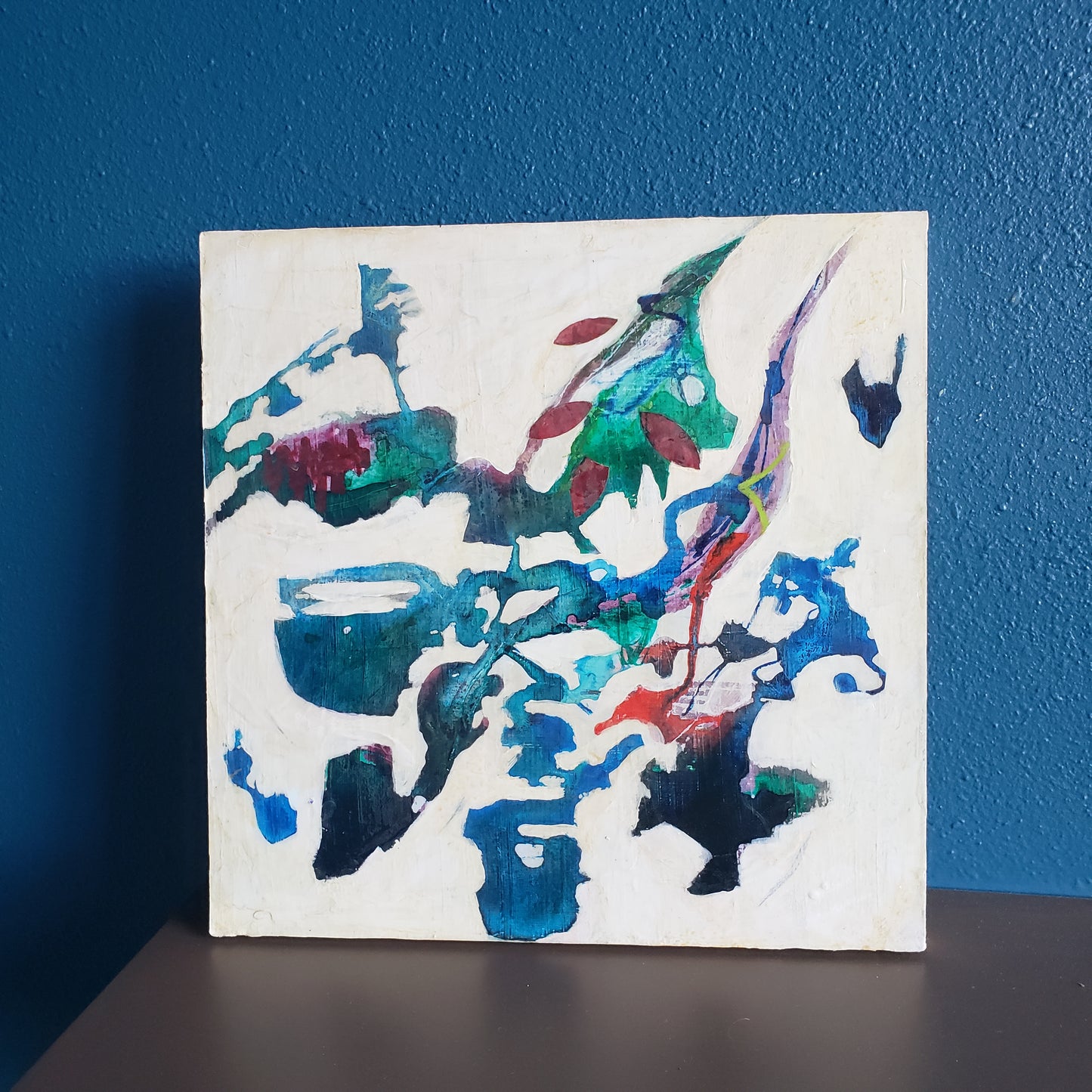 "Peaked Too Soon" Original abstract painting by Kasey Wanford