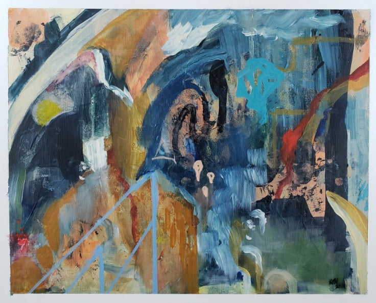 Colorful abstract painting