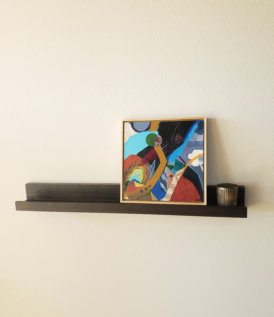 "Left you at the Motorlodge" original abstract art by Kasey Wanford