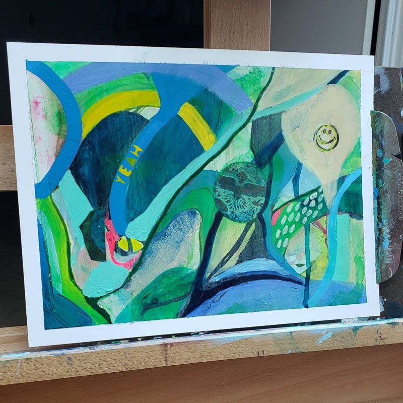 "The Yeah Way" original painting by Kasey Wanford