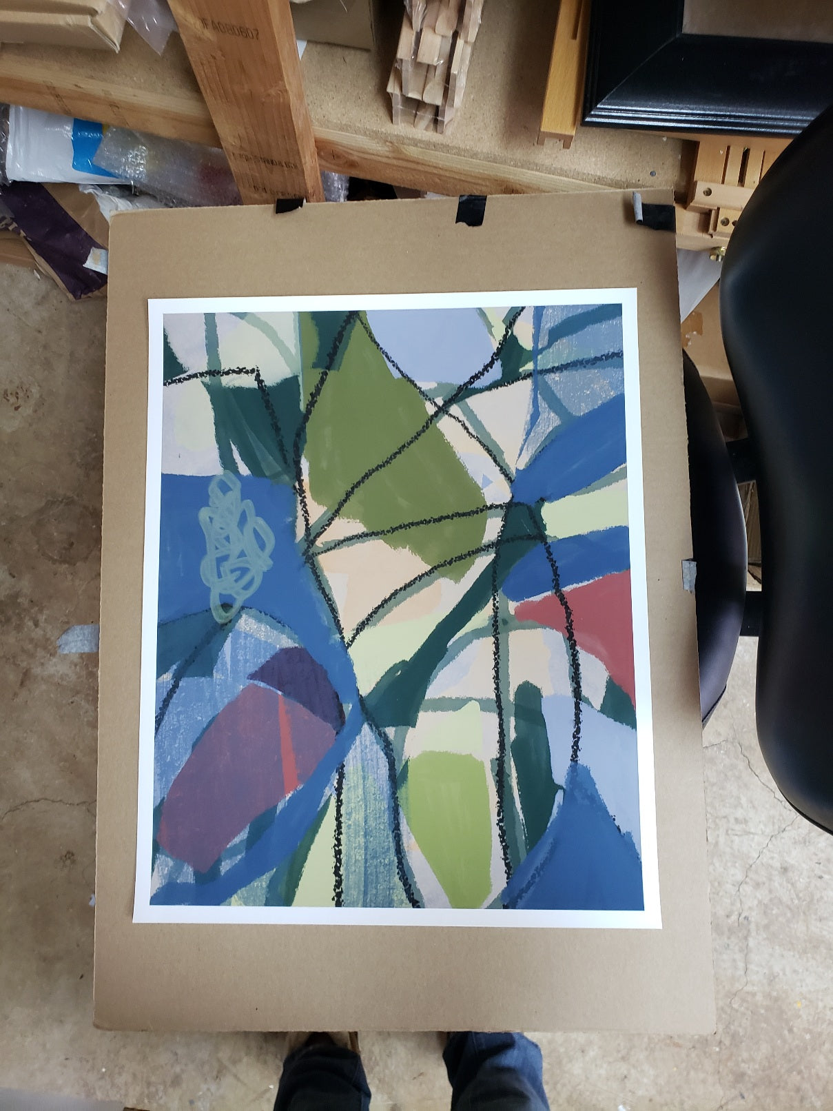 "Reticulated Heart" by Kasey Wanford. Signed and numbered print.
