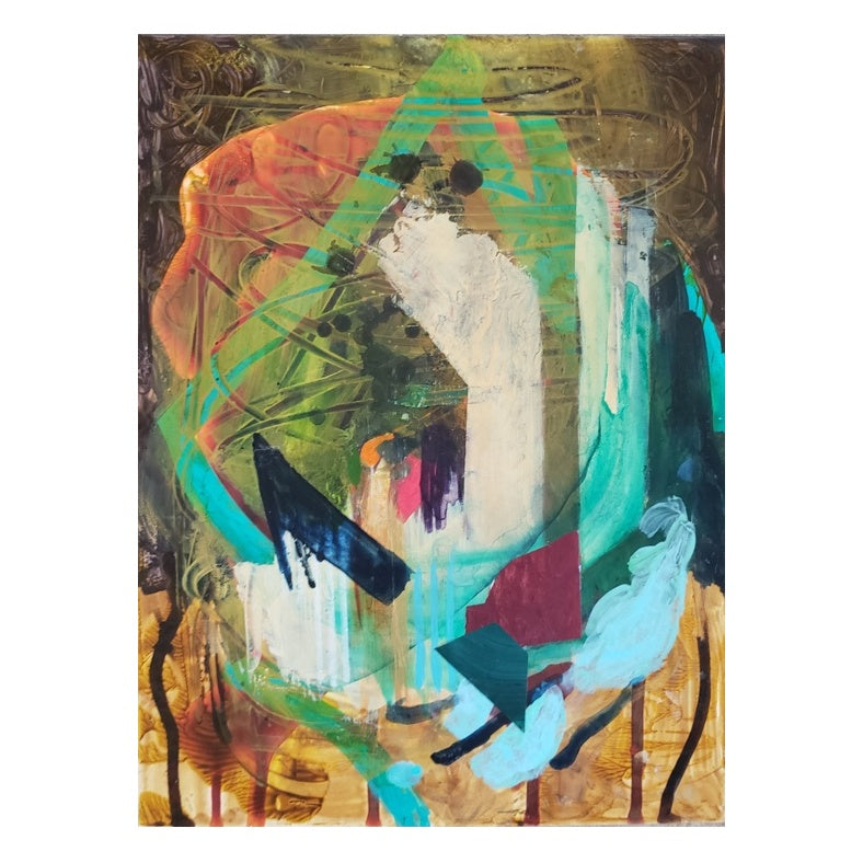 "Sharp Elbows" original painting by Kasey Wanford