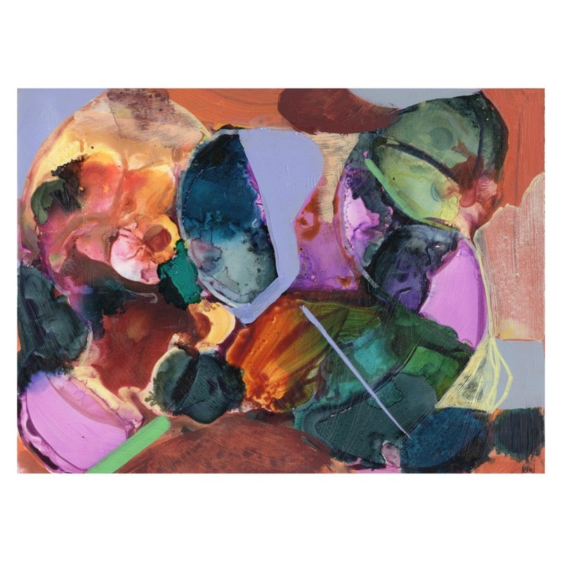 "Frequent Reflector" original painting by Kasey Wanford