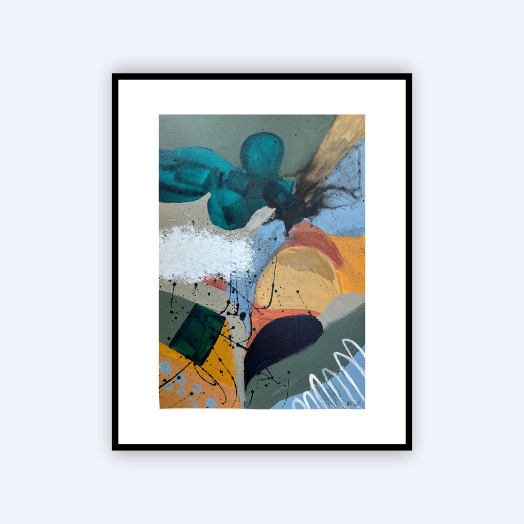"Cloud Based I" original painting by Kasey Wanford