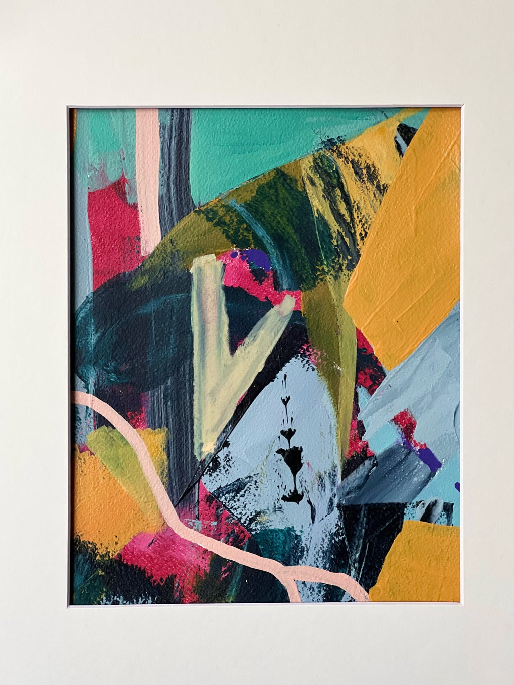"Eighties Night I" original painting by Kasey Wanford