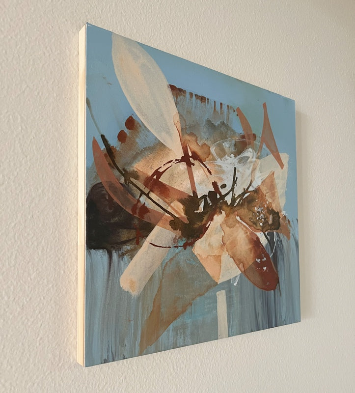 “Widget" Original abstract painting by Kasey Wanford