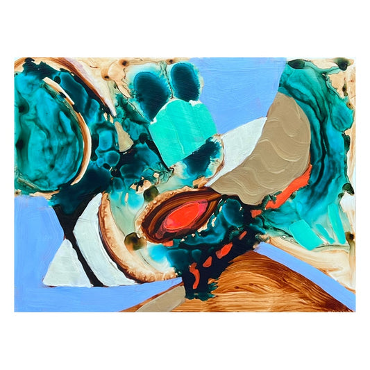 “Diving” an original painting by Kasey Wanford