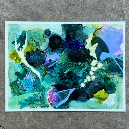 "Jardin Verde" original painting by Kasey Wanford