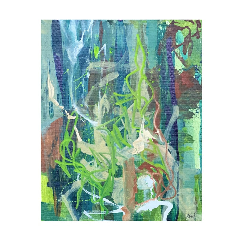 “Summer Thoughts" original painting by Kasey Wanford