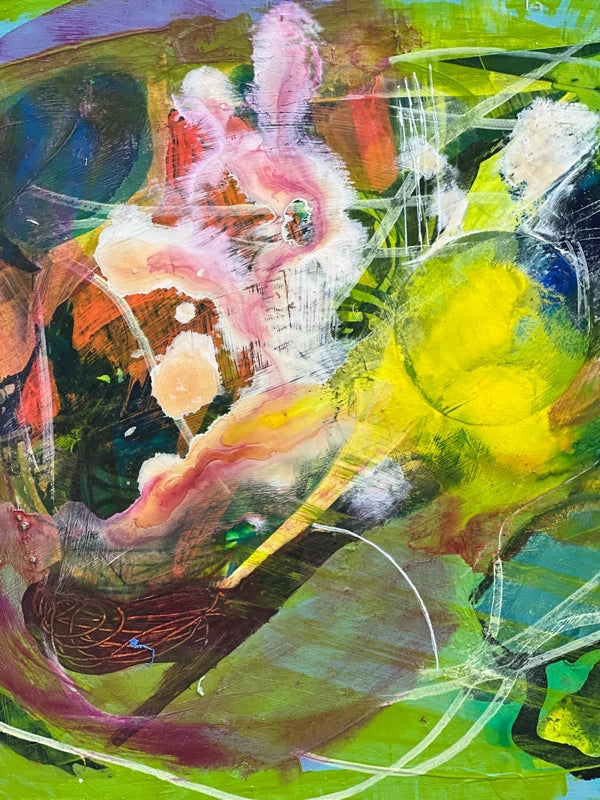 "Your Place in Space" original painting by Kasey Wanford