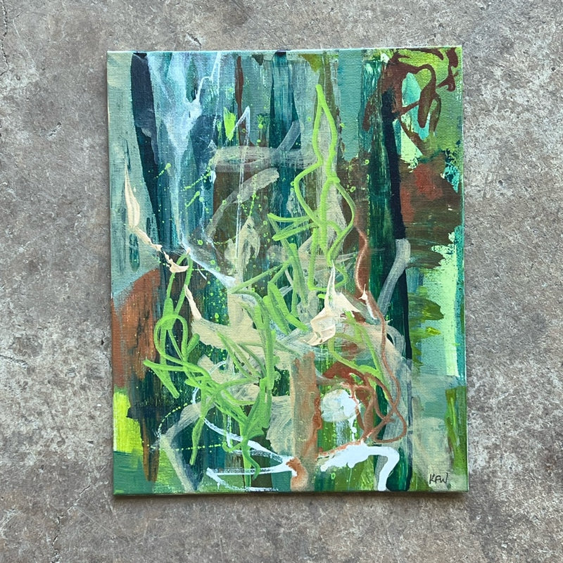 “Summer Thoughts" original painting by Kasey Wanford