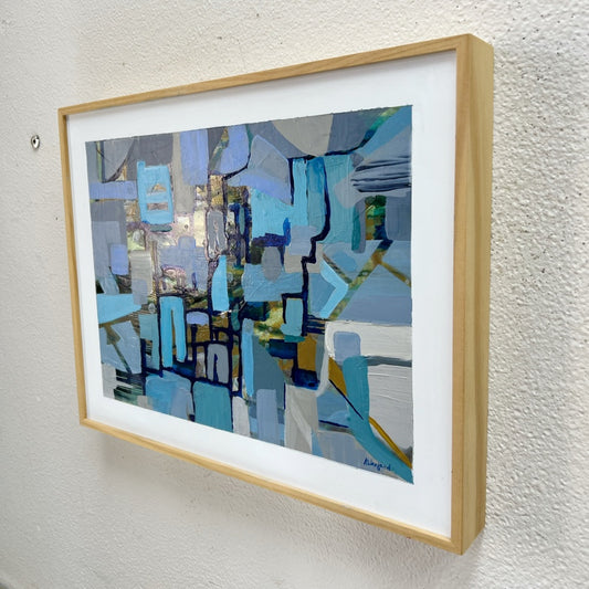 "Memories" abstract original art by Kasey Wanford