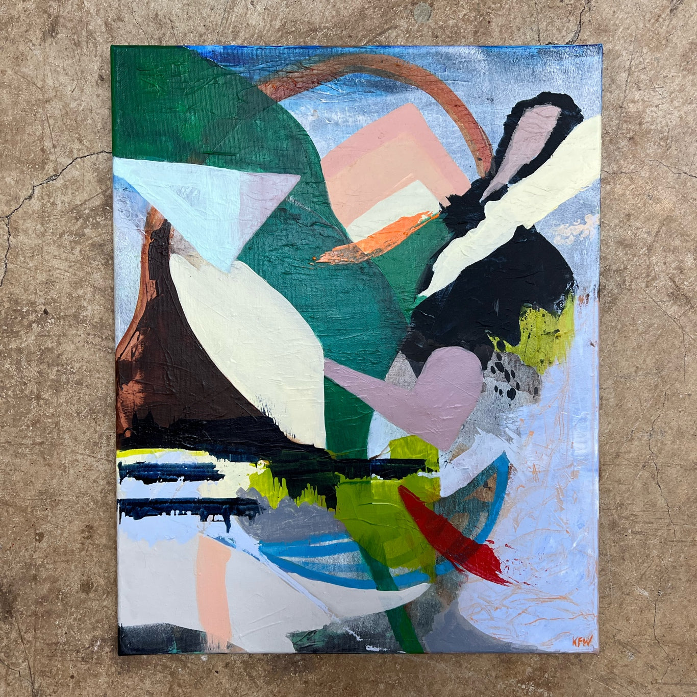 "The Dreamer” original painting by Kasey Wanford