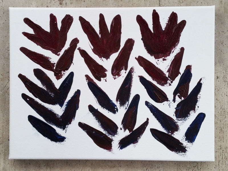 Primitive Flowers Art
