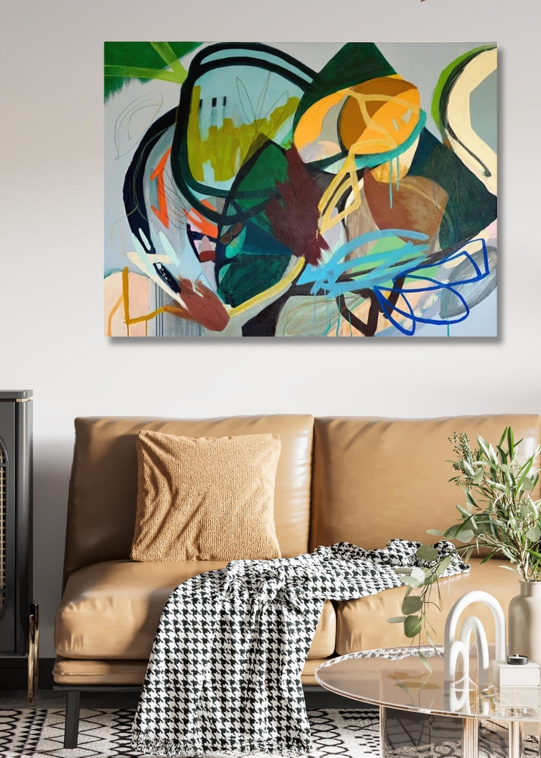 “It Might Be Your Lenses" an original painting by Kasey Wanford