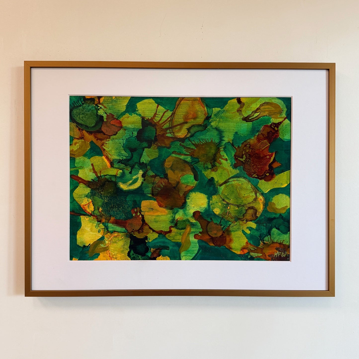 "Calpico Mango" original painting by Kasey Wanford