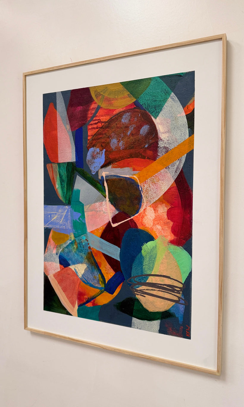 “Layercake” an Original Abstract Painting by Kasey Wanford