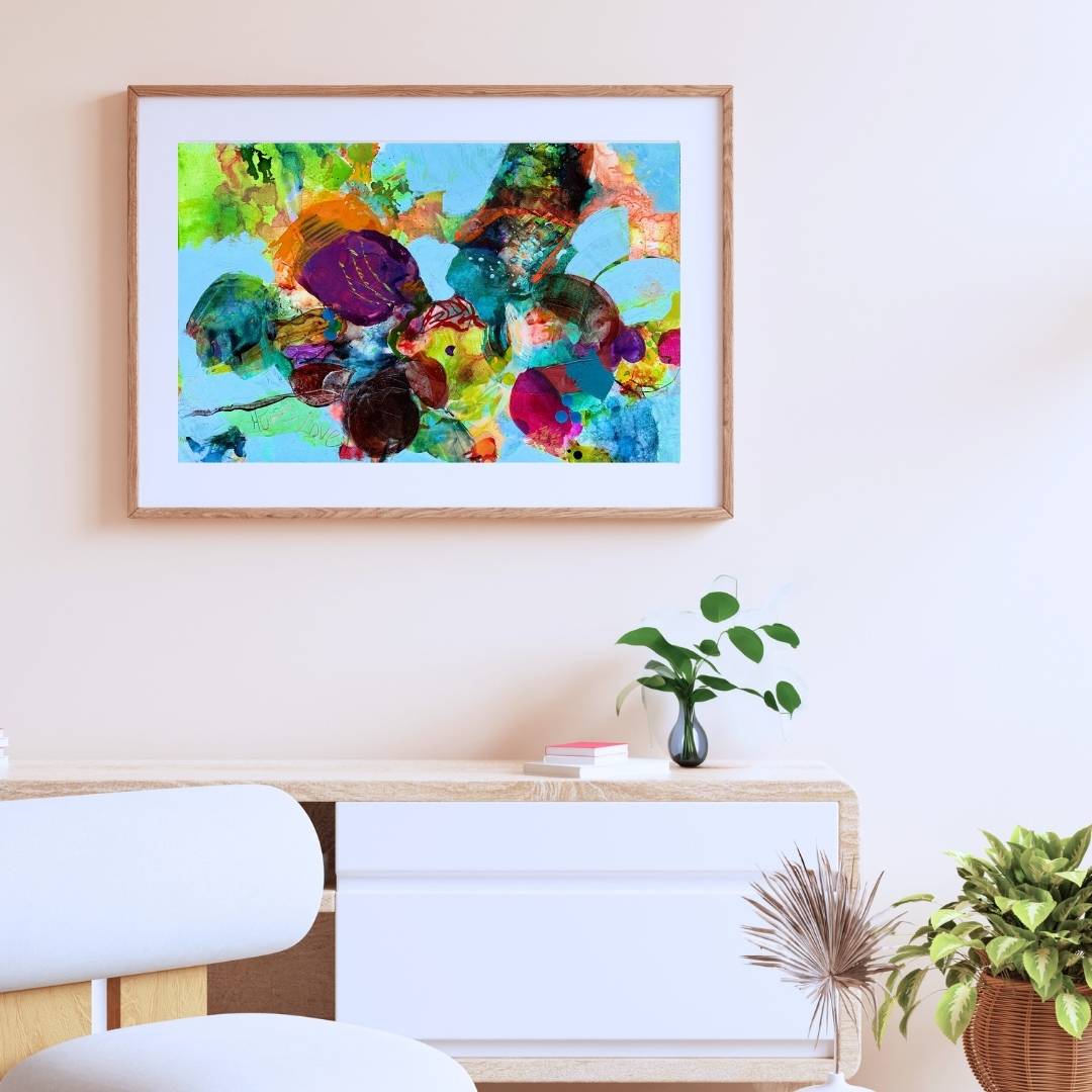“Well Wishes" original art by Kasey Wanford