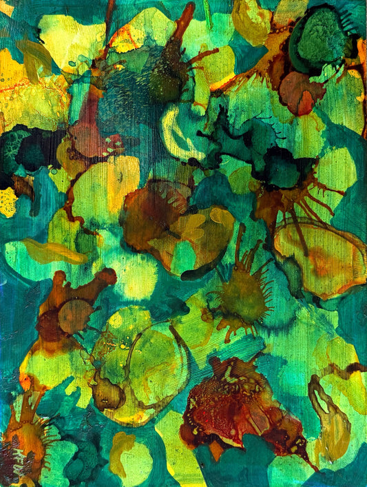 "Calpico Mango" original painting by Kasey Wanford