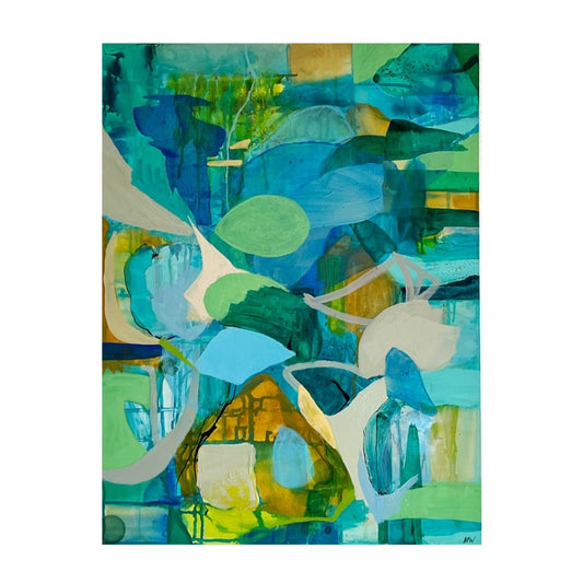 Float Acadamy Original Abstract Painting by Kasey Wanford