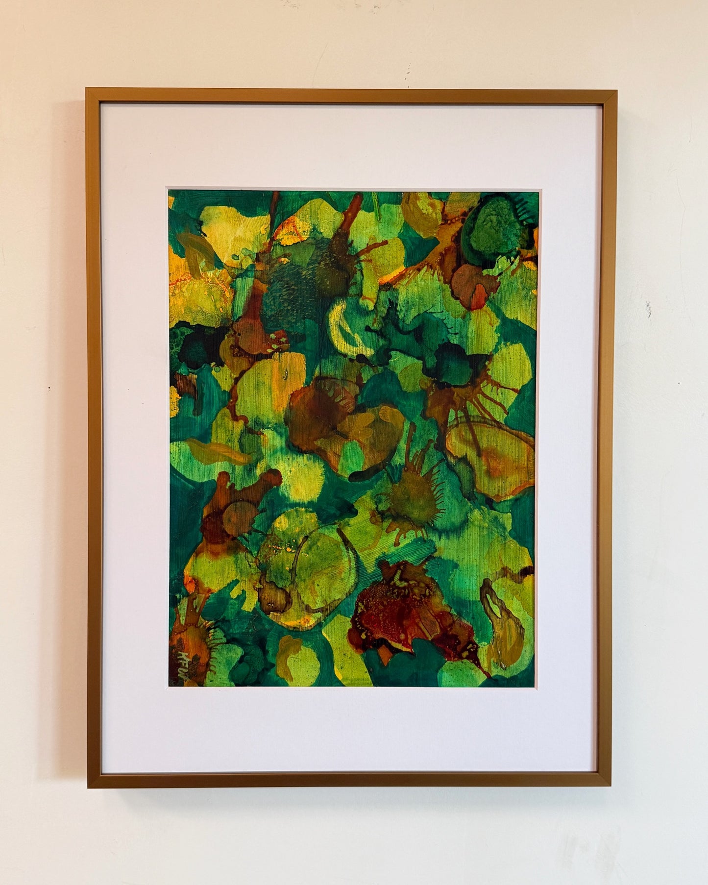 "Calpico Mango" original painting by Kasey Wanford