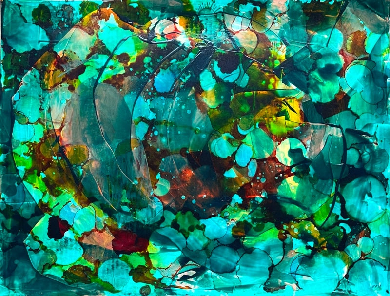 “Looking-Glass River" original art by Kasey Wanford