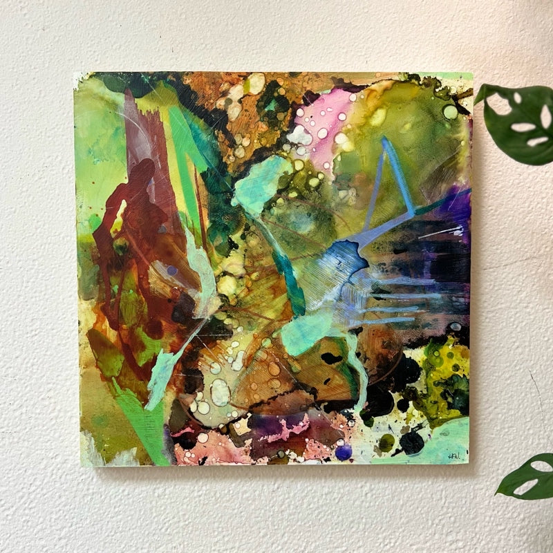 “Foster Feelings" Original abstract painting by Kasey Wanford