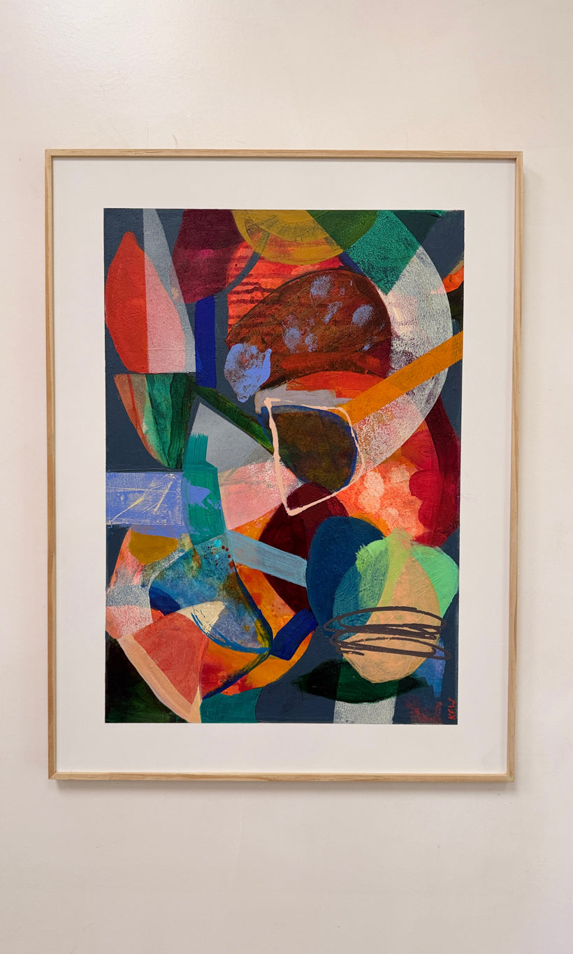 “Layercake” an Original Abstract Painting by Kasey Wanford