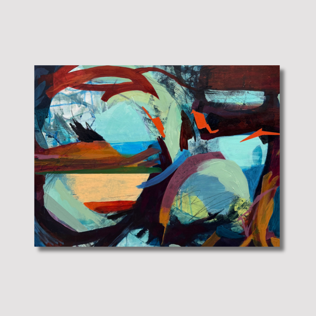 “Every Intention” an Original Abstract Painting by Kasey Wanford