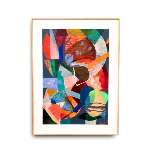 “Layercake” an Original Abstract Painting by Kasey Wanford